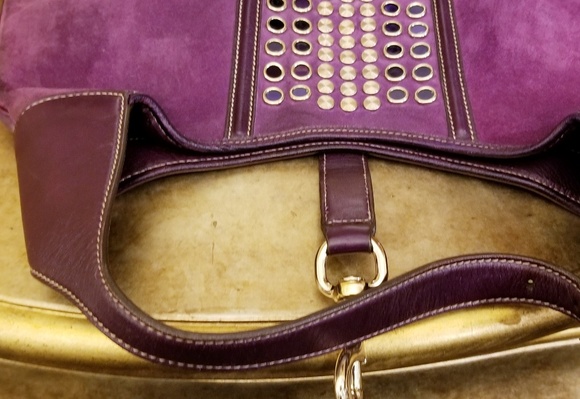 Part 2 Authentic Gucci Jackie O Purple Hobo - Picture 2 of 8